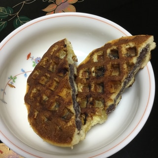 どら焼きでワッフル